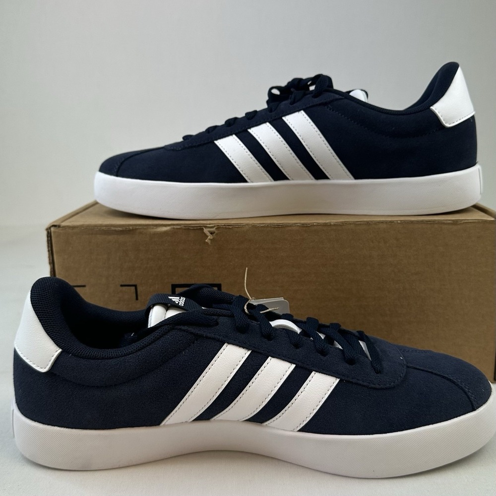 Adidas VL Court 3.0 Men's Size 11-Casual Retro Shoe Navy White Skate Sneaker
